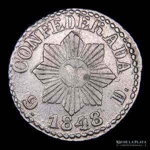 Argentina. Córdoba. 1 Real 1848. AG.750, ... 