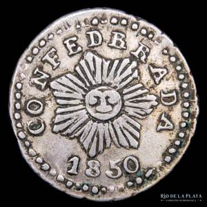 Argentina. Cordoba. 1/2 de Real 1850. ... 