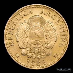 Argentina. 5 Pesos 1882 ... 