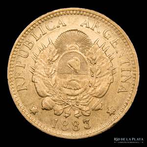 Argentina. 5 Pesos 1883 ... 