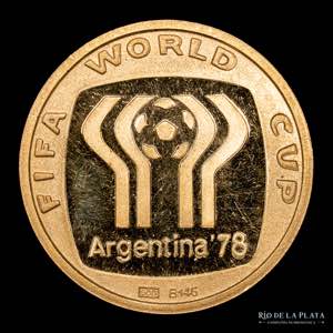 Argentina. Mundial 78. Gauchito Oro. AU.900; ... 