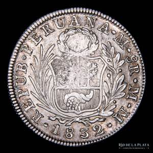 Perú. 8 Reales 1832 MM. ... 