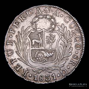 Perú.  8 Reales 1831 G ... 