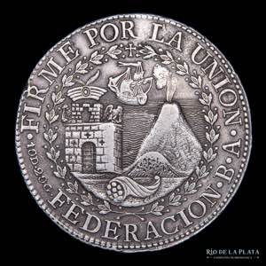 Perú. Rep. Sud Peruana. 8 Reales 1837 BA. ... 