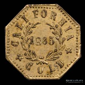 USA. California Gold Token 1865. ... 