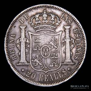 España. Isabel II (1833-1868) 20 Reales ... 