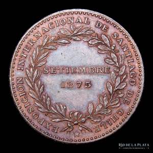 Chile. Medalla. 1875. ... 