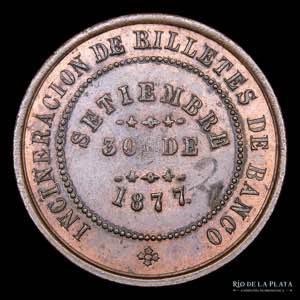 Perú. Medalla. 1877. ... 