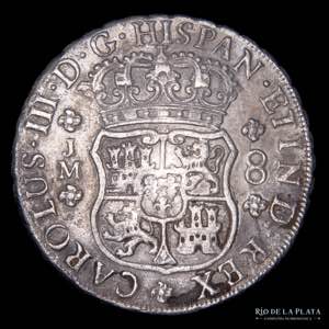 Lima. Carlos III (1759-1788) 8 Reales 1768 ... 