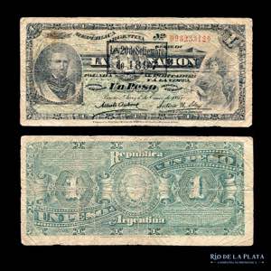 Argentina. Caja Conversión. 1 Peso 1906. ... 