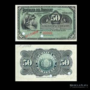 Paraguay. 50 Centavos Fuertes 1903.  ... 