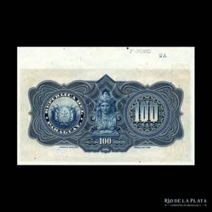 Paraguay. 100 Pesos Fuertes 1920-1923. ... 