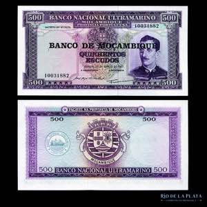 Mozambique. 5 Escudos 1941. Banco Nacional ... 