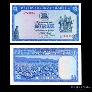 Rodhesia. 1 Dollar 1971. P30b (UNC)