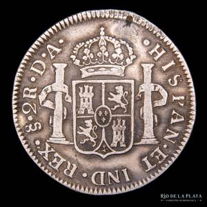 Santiago. Carlos IV (1759-1788) 2 Reales ... 