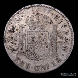 Lima. Carlos III. 2 Reales 1772 MJ. AG.903; ... 
