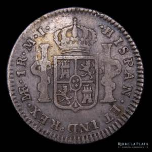 Lima. Carlos III. 1 Real 1774 MJ. AG.903; ... 