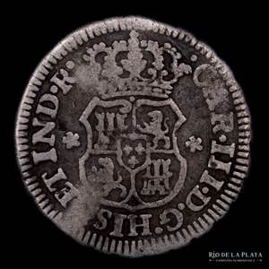 Mexico. Carlos III. 1/2 Real 1771. AG.917; ... 