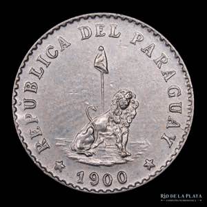 Paraguay. 10 Centavos 1900. CuNi; 17mm; 3g. ... 