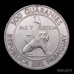 Paraguay. 300 Guaranies ... 