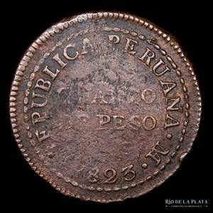 Peru. 1/4 Real 1822. ... 