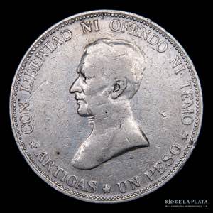 Uruguay. 1 Peso 1917. AG.900; 37mm; 24.88g. ... 