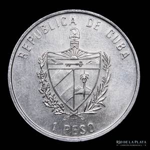 Cuba.  1 Peso 1990. Conmemorativa Figuras ... 