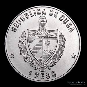 Cuba.  1 Peso 1992. Conmemorativa Encuentro ... 