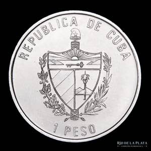Cuba.  1 Peso 1992. Conmemorativa Año de ... 