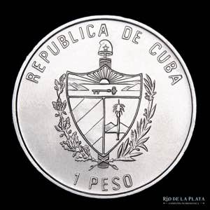 Cuba.  1 Peso 1992. Conmemorativa Año de ... 