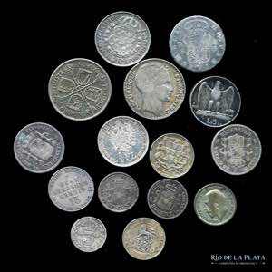 Europa. Lote x 15 monedas de plata ... 