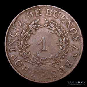 Argentina. Buenos Aires. 1 Real 1854. ... 