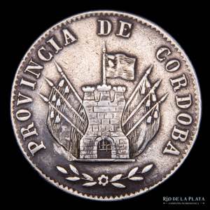 Argentina. Córdoba. 8 Reales 1852. AG.750; ... 