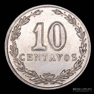 Argentina. 10 Centavos 1897/7. CuNi; 19mm; ... 