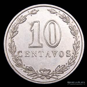 Argentina. 10 Centavos 1899. CuNi; 19mm; ... 