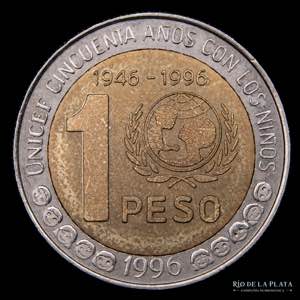 Argentina. Ensayo. 1 Peso 1996. Unicef. Casa ... 