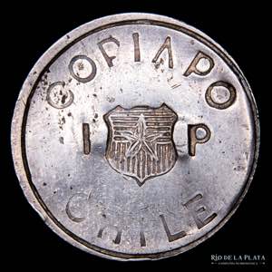 Chile. 1 Peso 1865. ... 