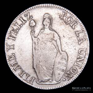 Perú. Estado Nor Peruano. 8 Reales 1838 MB. ... 