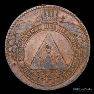 Honduras. 2 Pesos 1862 TA. AG.040; 25mm; ... 