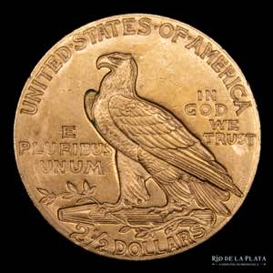USA. 2 1/2 Dollars 1910. Indian Head. Oro ... 