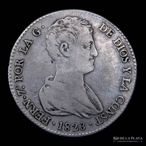 España. Fernando VII. 4 Reales 1823 LL ... 