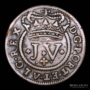 Portugal. Joao V. X Reis 1721. CU; 35.5mm; ... 