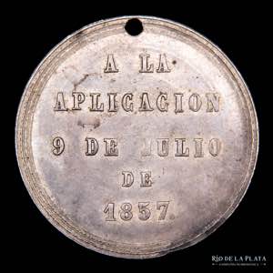Argentina. 1857. Premio escolar. A la ... 