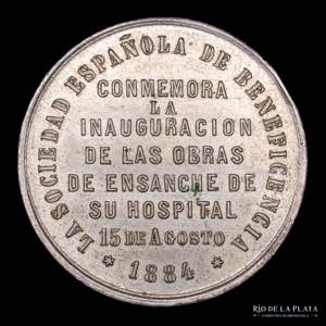 Argentina. 1884. Hospital Español de Buenos ... 