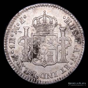 México. Carlos III. 1/2 Real 1773 FM y ... 