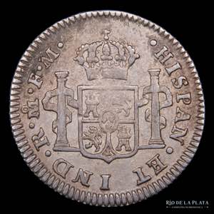 México. Carlos III. 1/2 Real 1787 FM. ... 