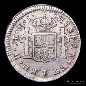 Lima. Carlos III. 1/2 Real 1776 MJ. AG.903; ... 