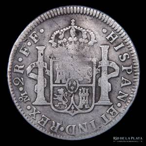 Mexico. Carlos III. 2 Reales 1783. AG.903; ... 
