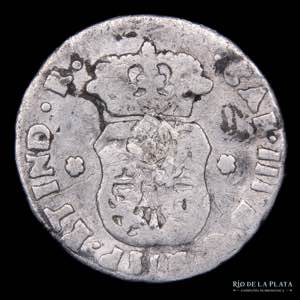Guatemala. Carlos III. 1/2 Real 1757. ... 