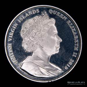 Islas Virgenes Británicas. 1 Dollar 2010. ... 